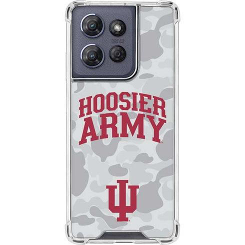 Indiana University Hoosier Army Moto G Play 5G (2025) Clear Case